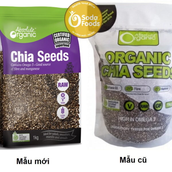Hạt Chia Úc Seeds High In Omega 3 Absolute Organic