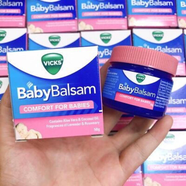 Dầu vicks Baby Balsam bôi ấm ngực 50gr