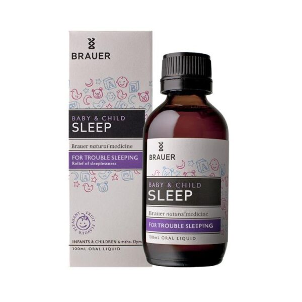 Siro Brauer Sleep thảo dược giúp bé ngủ ngon - sâu giấc