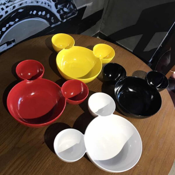 Bát tập ăn dặm mickey