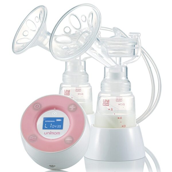 Máy hút sữa điện đôi Unimom Minuet UM871692 (có pin sạc)