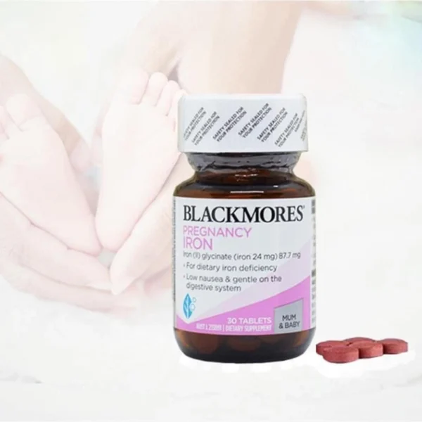 Viên sắt bầu Blackmores Pregnancy Iron 30 viên