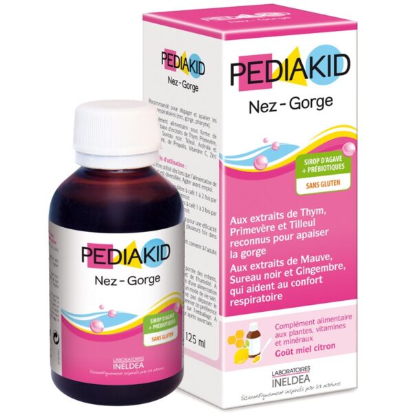 Pediakid Nez Gorge tăng cường miễn dịch mũi họng