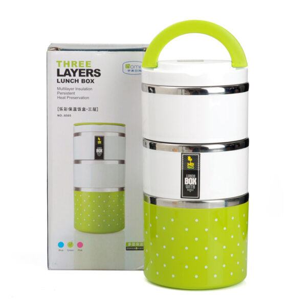 Hộp cơm giữ nhiệt 3 ngăn Homio 8505