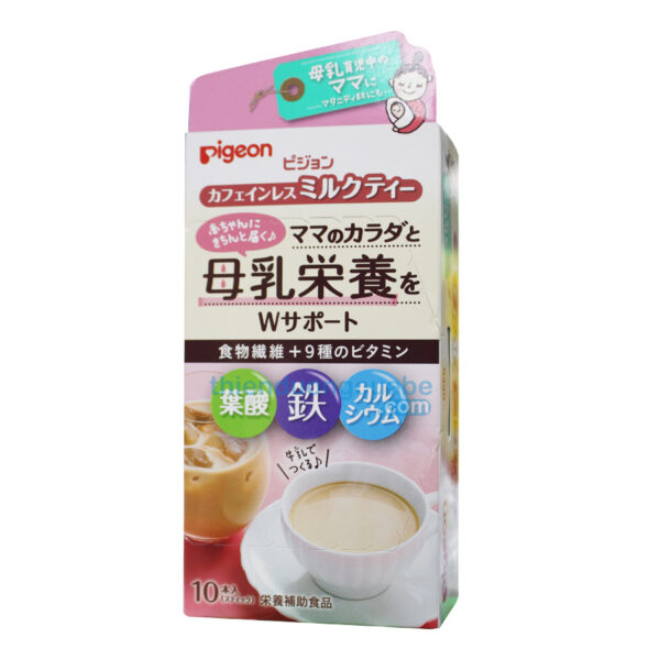 Sữa cho mẹ sau sinh Pigeon vị trà sữa (10 gói)
