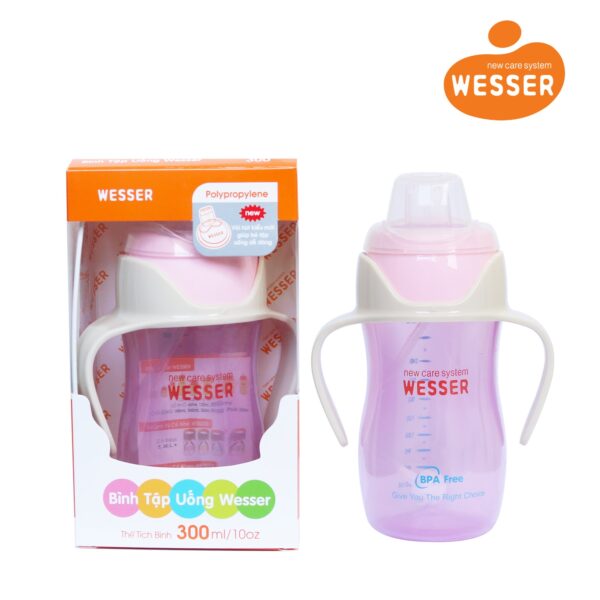 Bình Tập Uống Wesser (Màu Hồng)