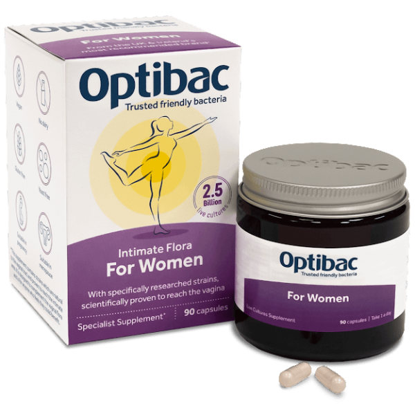 Men vi sinh trị viêm âm đạo và viêm tiết niệu Optibac probiotics