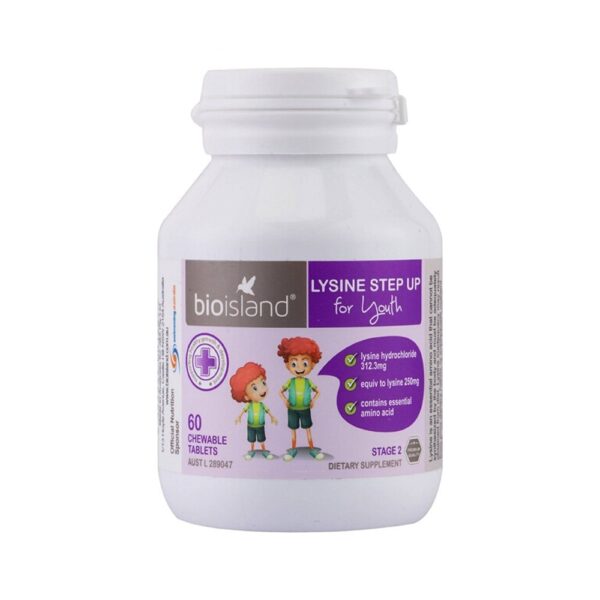 Bio Island Lysine Step Up Viên tăng chiều cao