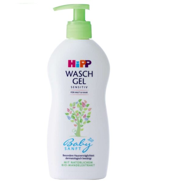 sữa tắm gội Hipp Babysanft Waschgel Haut & Haar
