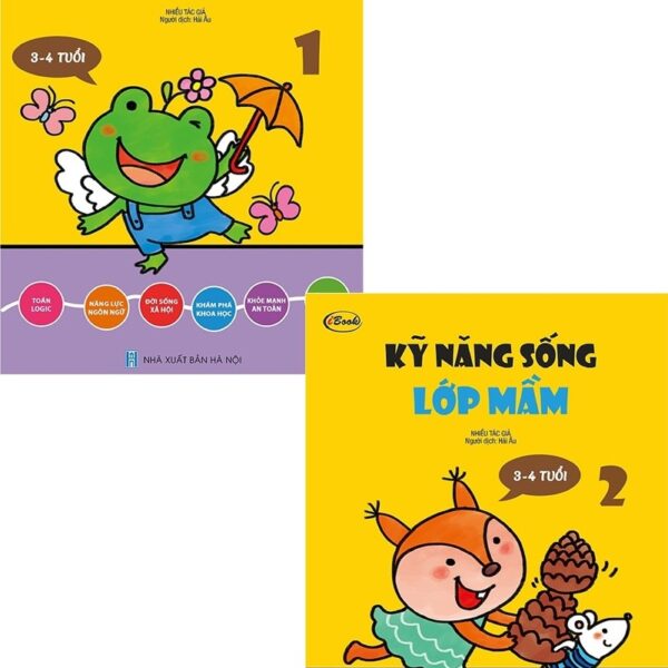 Combo Kỹ Năng Sống (3-4 Tuổi) - Lớp Mầm (Bộ 2 Tập)