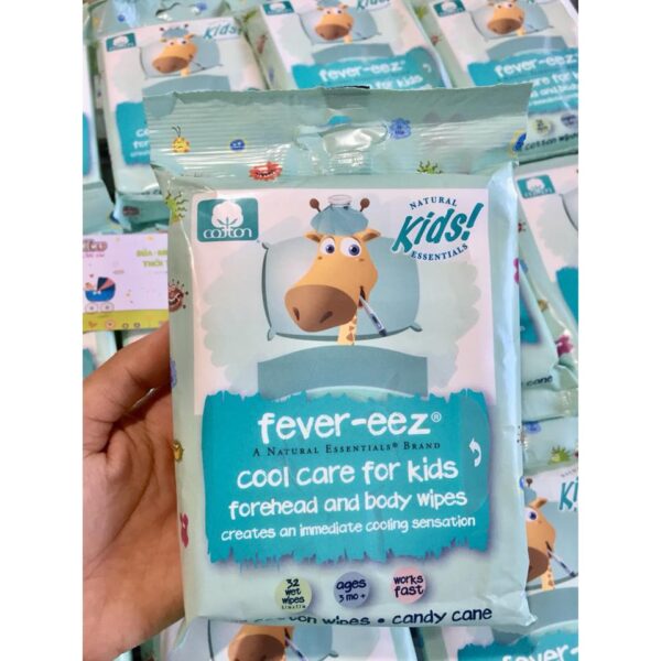 khăn lau hạ sốt fever-eez