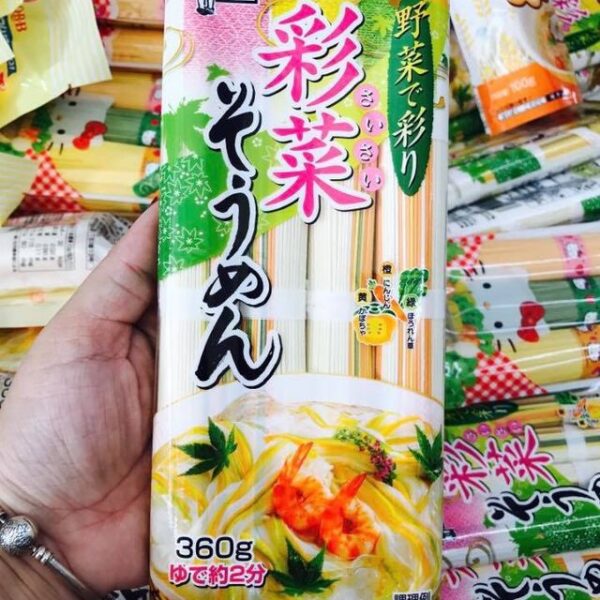 Mì somen vị rau củ