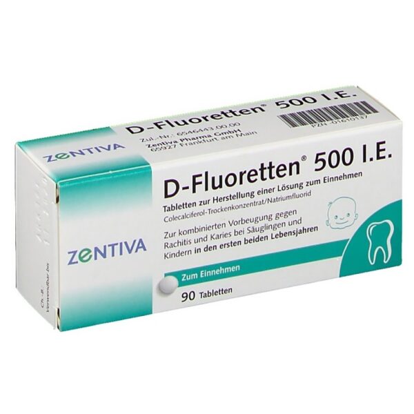 Vitamin D-Fluoretten 500 I.E