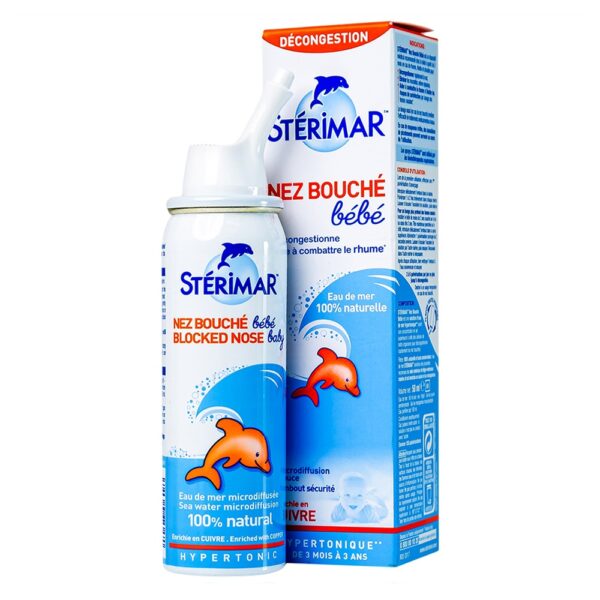 Xịt mũi cá heo Stérimar Baby 50ml (Cam)