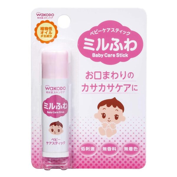 SON DƯỠNG MÔI CHO BÉ BABY CARE STICK WAKODO