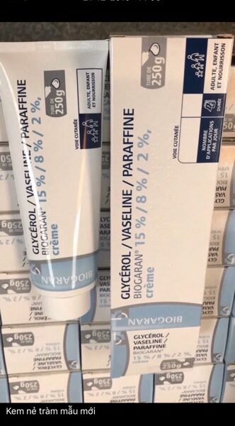 Kem dưỡng ẩm Glycerol Vaseline Paraffine của labo Biogaran (tên cũ: Dexeryl)