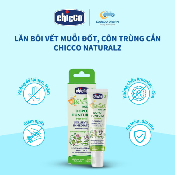 Lăn bôi vết muỗi đốt và côn trùng cắn Chicco