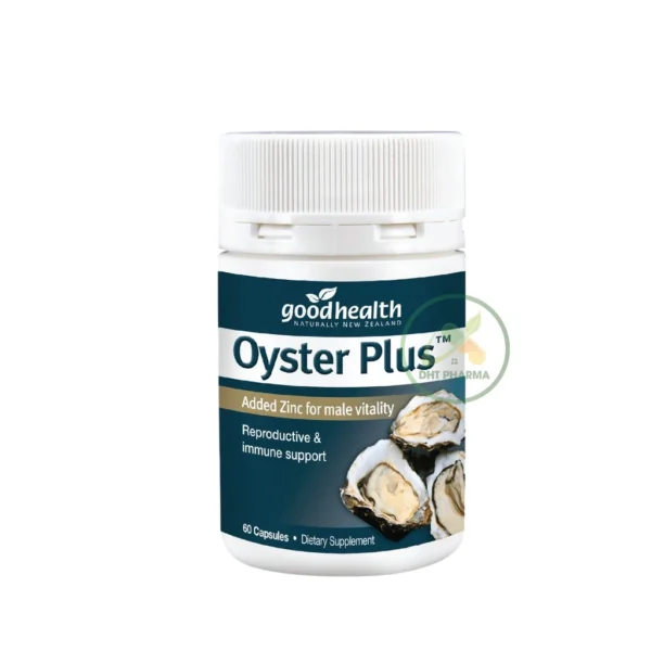 TINH CHẤT HÀU TƯƠI GOODHEALTH OYSTER PLUS ZINC, HỘP 60 VIÊN