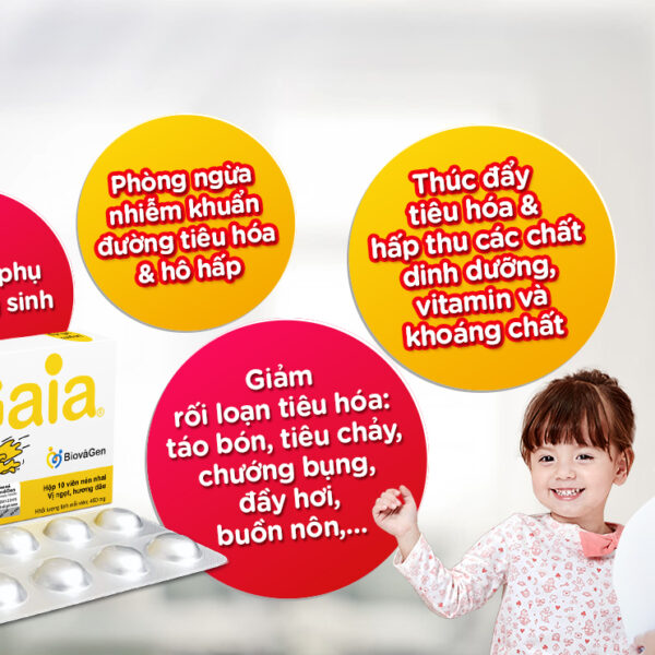 Men vi sinh Biogaia Protectis dạng viên (trên 2 tuổi, vỉ 10 viên)