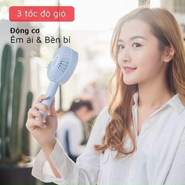 Quạt Cầm Tay Mini Tích Điện Yobaoo