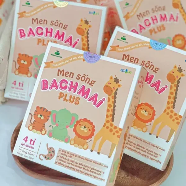 Men sống Bạch Mai Plus (15 ống*10ml)