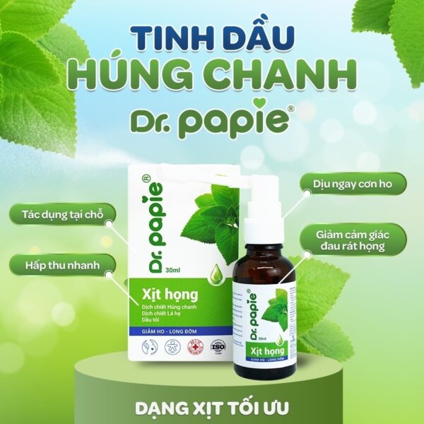Xịt họng Dr Papie