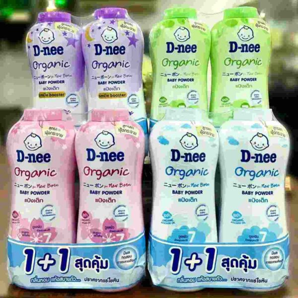 Phấn Rôm Dnee Organic Baby Powder Thái Lan 350g