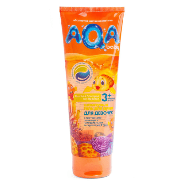 Sữa tắm gội bé gái AQA baby dung tích 250ml