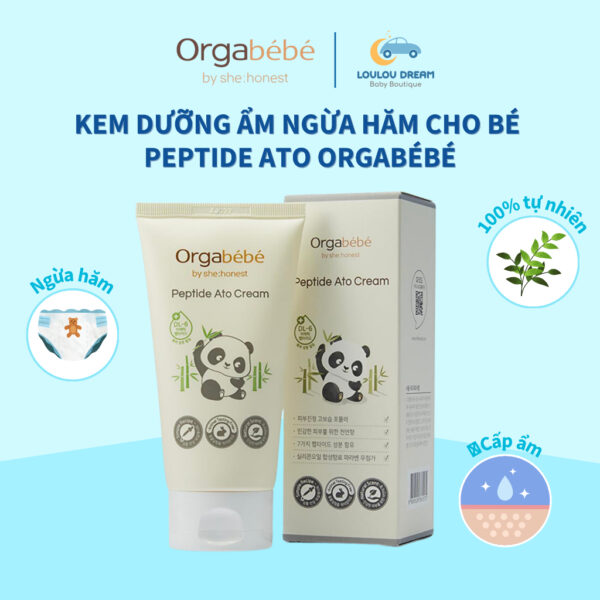 Kem dưỡng ẩm và hỗ trợ giảm hăm tã Orgabebe