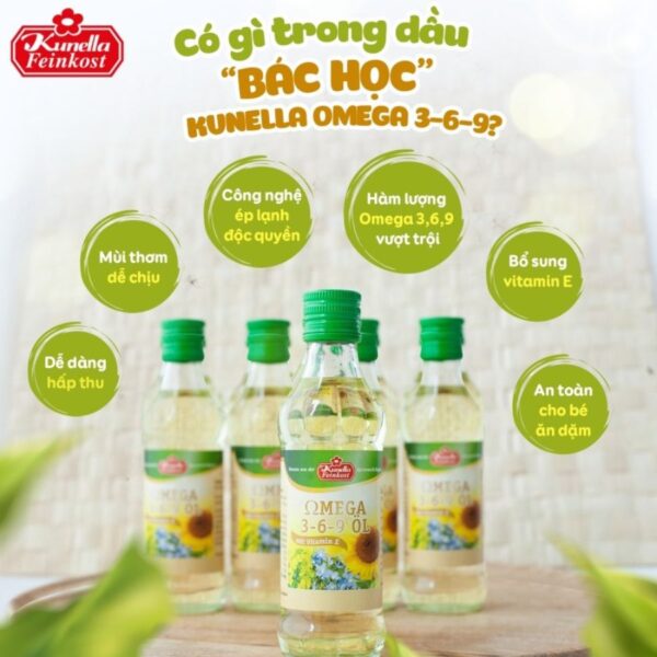 Dầu ép lạnh Kunella Omega 3-6-9 (100ml)
