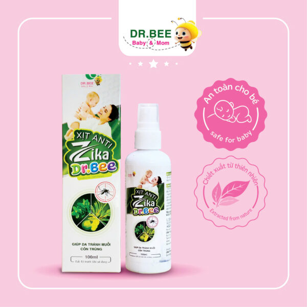 Xịt côn trùng Anti zika Dr.Bee