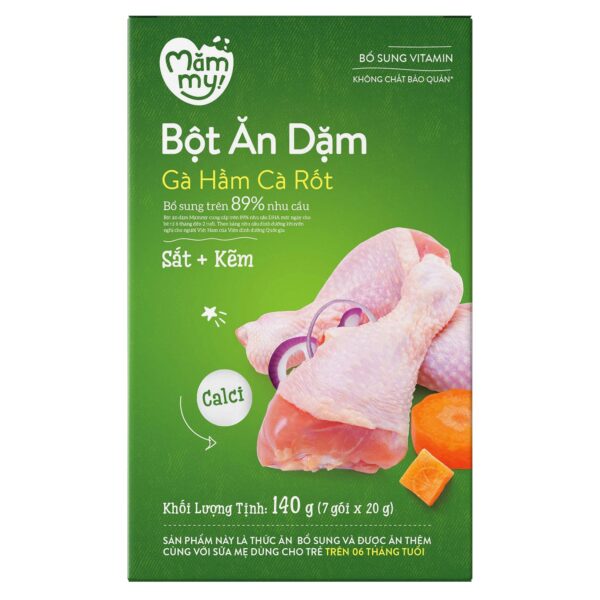 Bột ăn dặm Gà hầm cà rốt