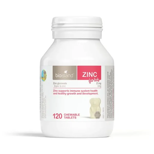 Kẽm Bio Island Zinc của Úc 120 viên cho trẻ từ 1 tuổi trở lên