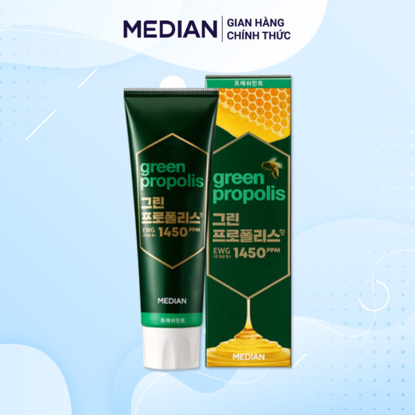 Kem Đánh Răng MEDIAN Green Propolis Chiết Xuất Từ Mật Ong Giúp Phòng Ngừa Sâu Răng , Mảng Bám