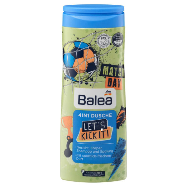 Sữa tắm gội Balea màu xanh bé trai mẫu mới nhất 300ml.
