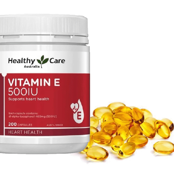 Healthy Care Vitamin E 500iu - Viên uống bổ sung Vitamin E (200 viên)