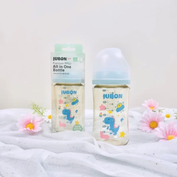 Bình sữa JUBON PPSU cao cấp họa tiết xinh xắn