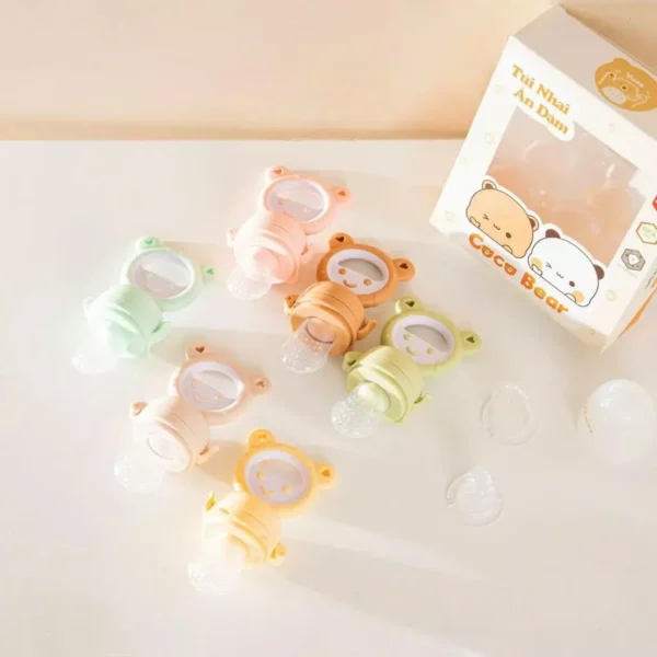 Túi nhai hoa quả chống hóc Coco Bear