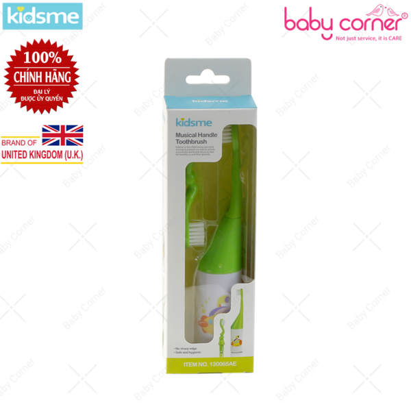 Bàn chải đánh răng có lục lạc kidsme - kèm 1 đầu chải thay thế