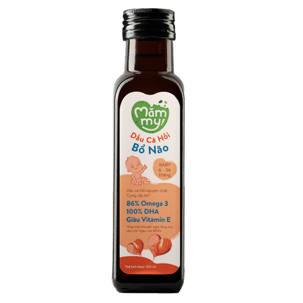 Dầu cá hồi bổ não Mămmy (100ml)