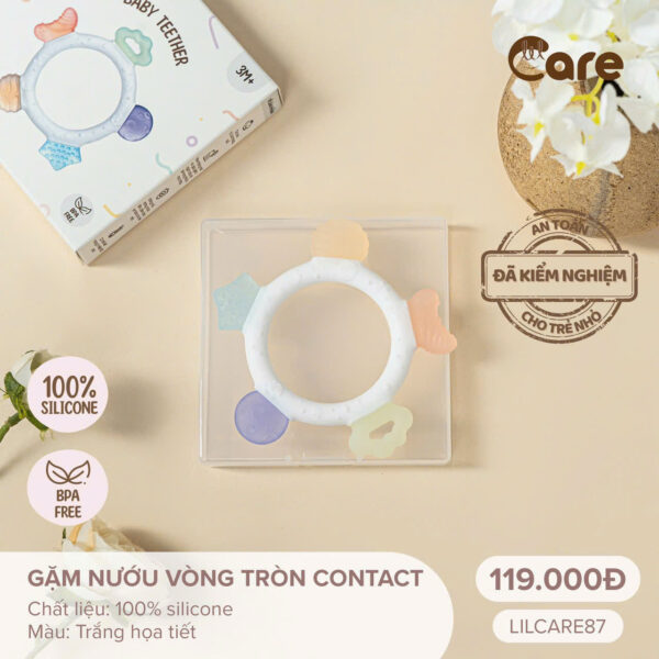 Gặm ngậm cắn nướu LIL CARE – mẫu vòng tròn