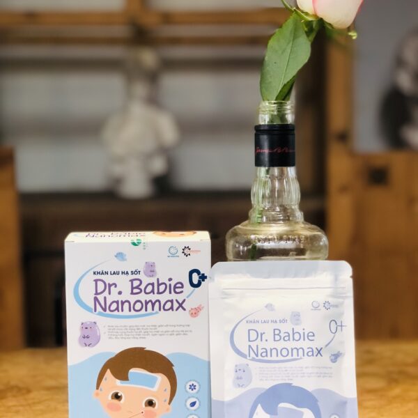 Khăn lau hạ sốt Dr.Babie Nanomax