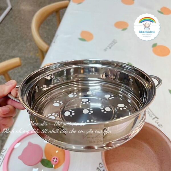 Xửng Hấp , Vỉ Hấp, Giá Hấp Đồ Ăn Cho Bé Bằng Inox 304 Hàng Cao Cấp Xuất Hàn