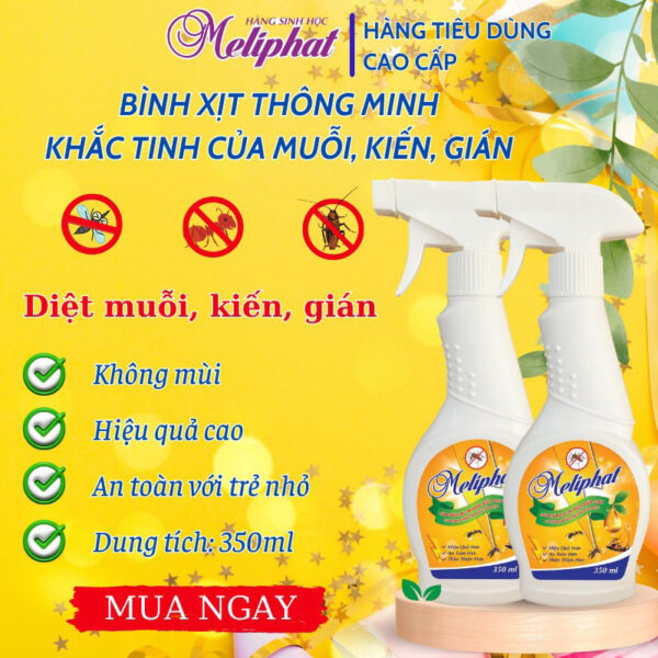 Xịt ruồi, gián, muỗi, kiến hàng sinh học an toàn