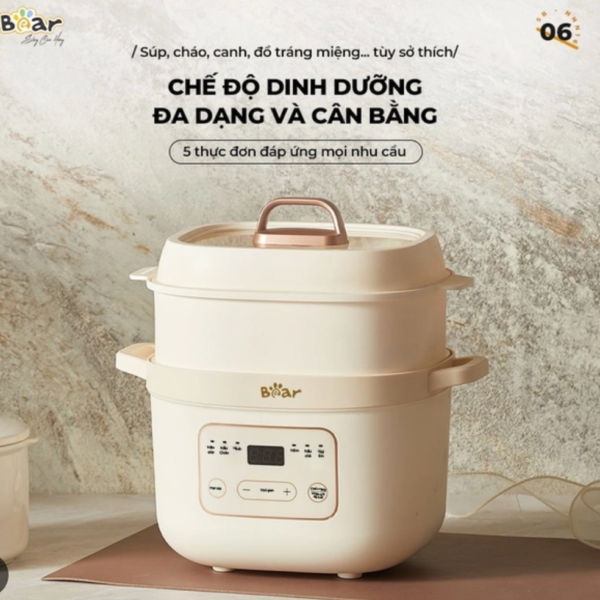 Nồi Nấu Chậm BEAR 1,6L - SB / NNC - 16