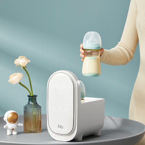 Máy hâm sữa tiệt trùng điện tử 2 bình – Duo 6 – Fatzbaby FB3090CY