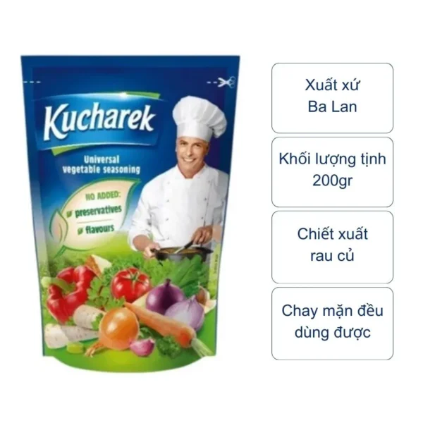 Hạt nêm rau củ Kucharek (gói 200gr)
