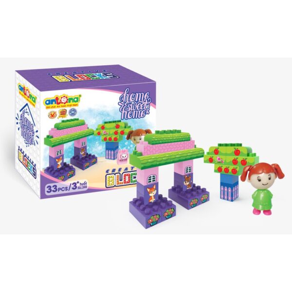 Đồ chơi xếp hình HOME SWEET HOME – Ngôi Nhà Ngọt Ngào Antona