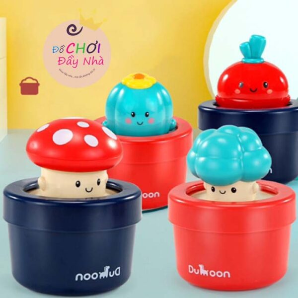 Đồ chơi nhà tắm chậu cây tạo mưa Dumoon