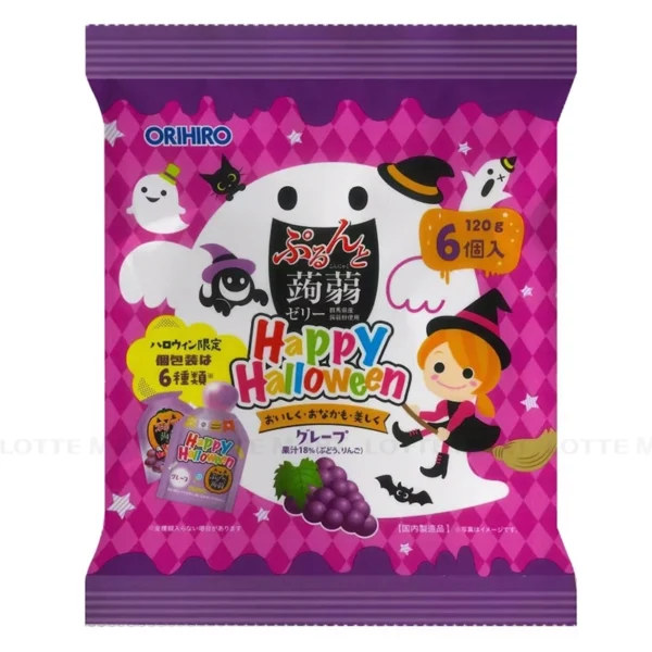 Thạch Purunto Vị Nho Halloween Gói 120G